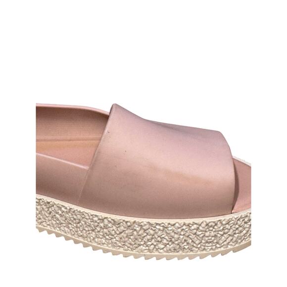 Melissa Pink Platform Jelly Sandals Puzzle Open Toe size euro 40 - Picture 2 of 8